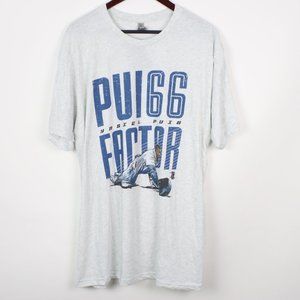 NEW 500 LEVEL Mens Los Angeles LA Dodgers Yasiel Puig Factor Shirt 2XL